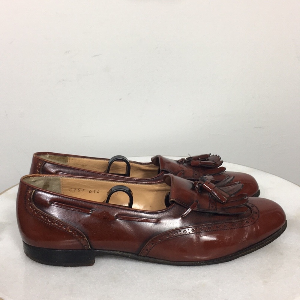 Salvatore Ferragamo Men’s Brown Leather Tassel 8